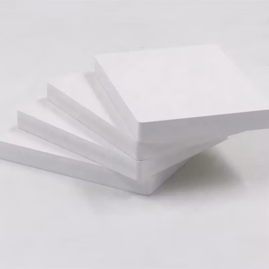 Factory Price Plastic Board 18mm 0.5-0.65D White PVC Foam Sheet for Furniture Cabinet Construction