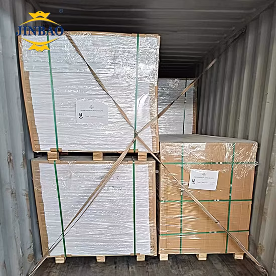 Placa de formulário de PVC 18mm cor branca preço de fábrica