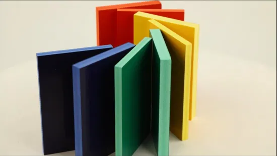 Placa de espuma de PVC colorida Colored Co